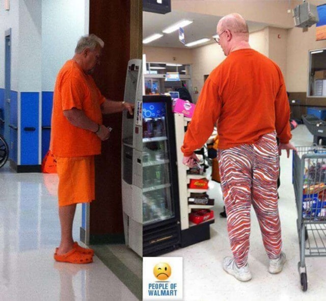 мужчины в оранжевой одежде
