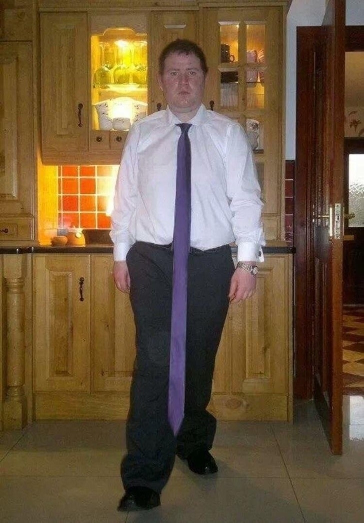 длинный галстук