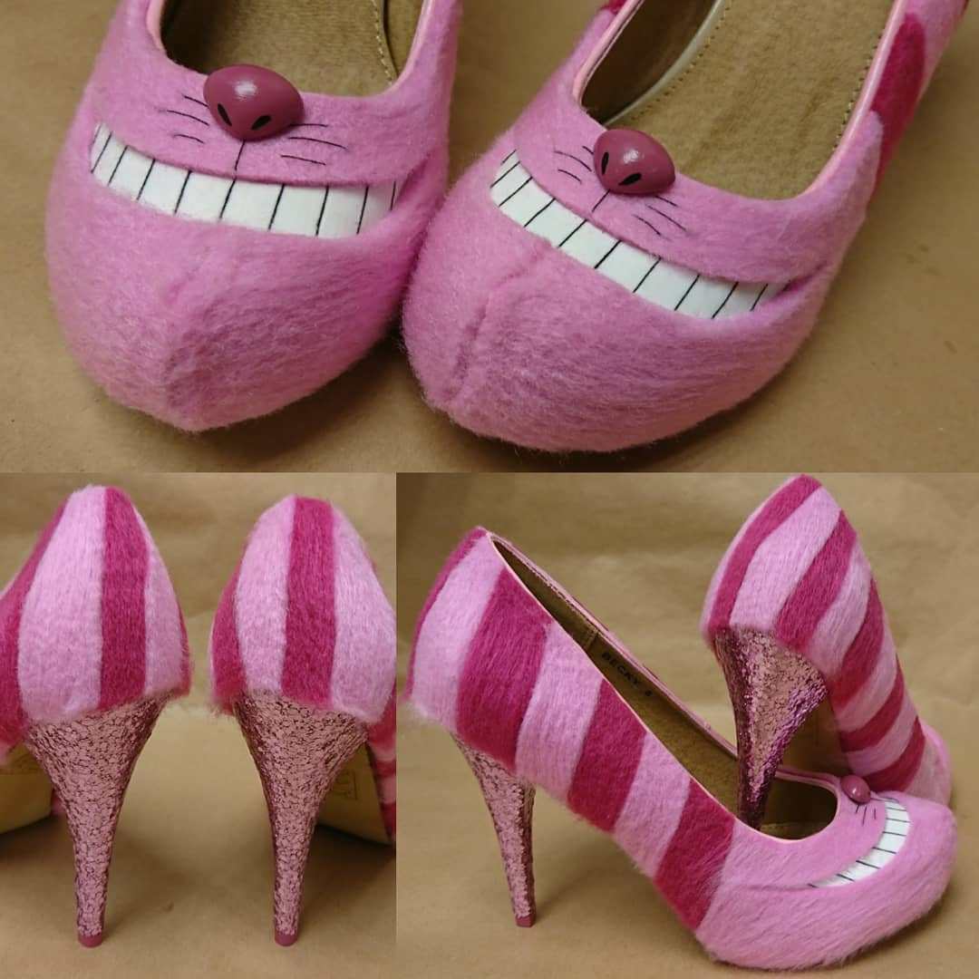 розовые туфли на каблуке