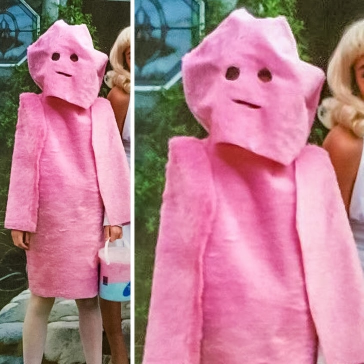 розовый костюм