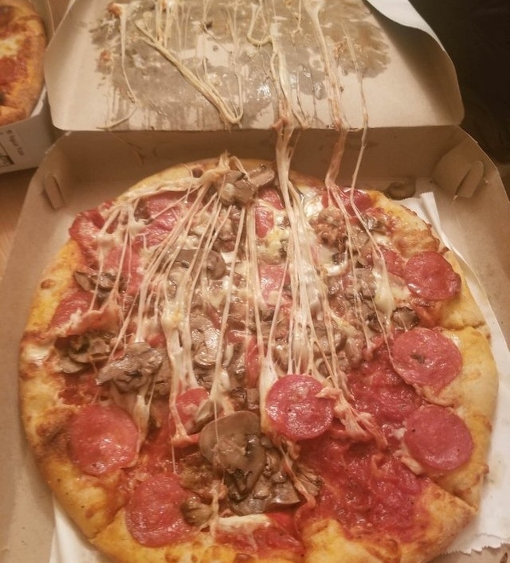 пицца с сыром