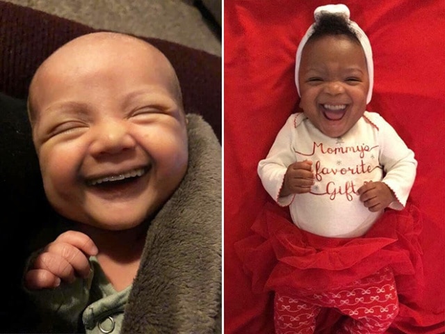 15 уморительных фото малышей с зубами, как у взрослых