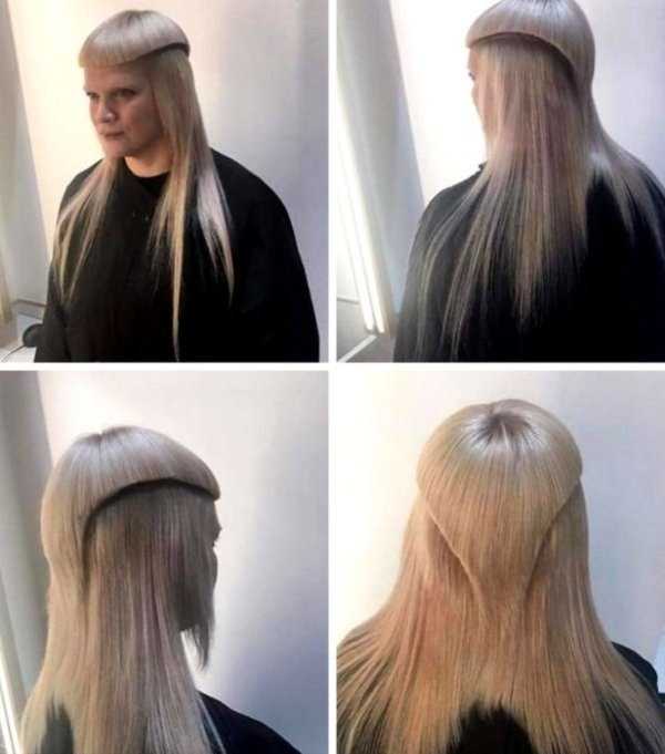 блондинка с длинными волосами