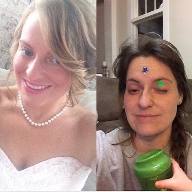 женщина до и после