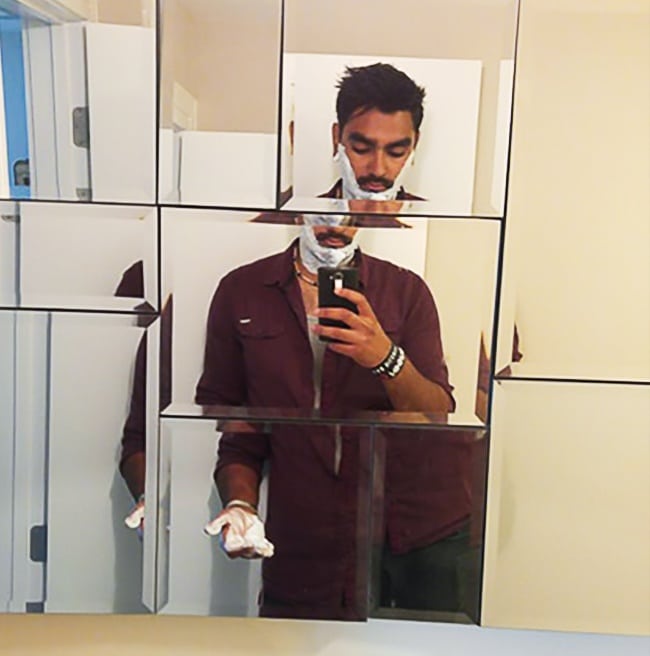 зеркало в ванной