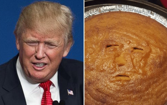 дональд трамп и пирог