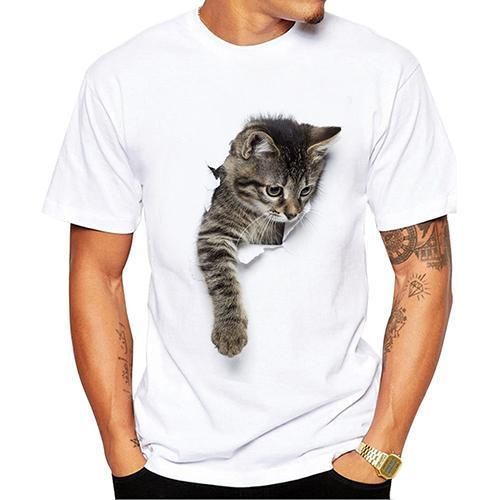 футболка с котенком