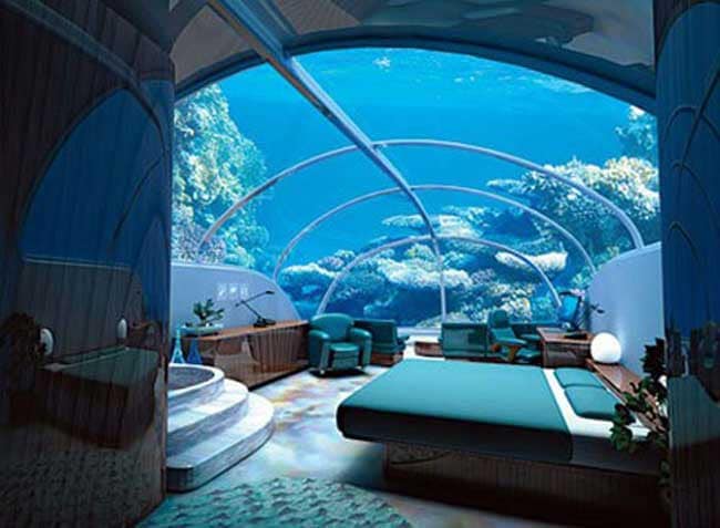 Уникальный подводный отель в Дубаи города,заграница,отдых,страны,туризм