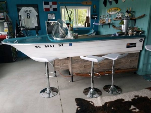кухонный стол из лодки