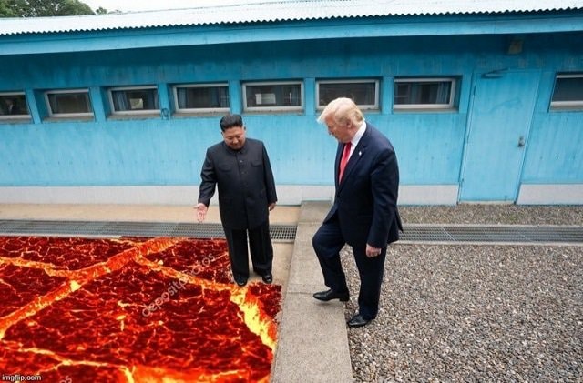 Фотожабы на Дональда Трампа и Ким Чен Ына