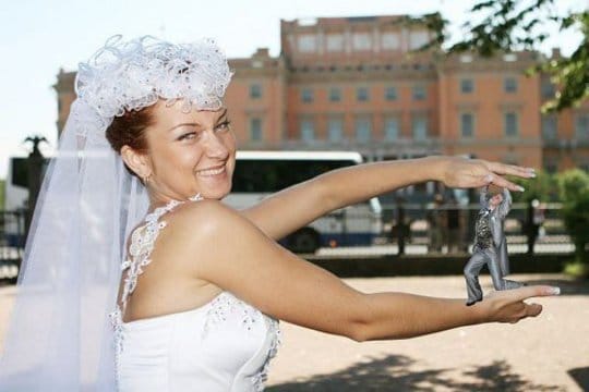 Переборщили с фотошопом! 15 чудаковатых свадебных снимков Приколы,Фото,приколы,свадебные фото,свадьба,фотошоп