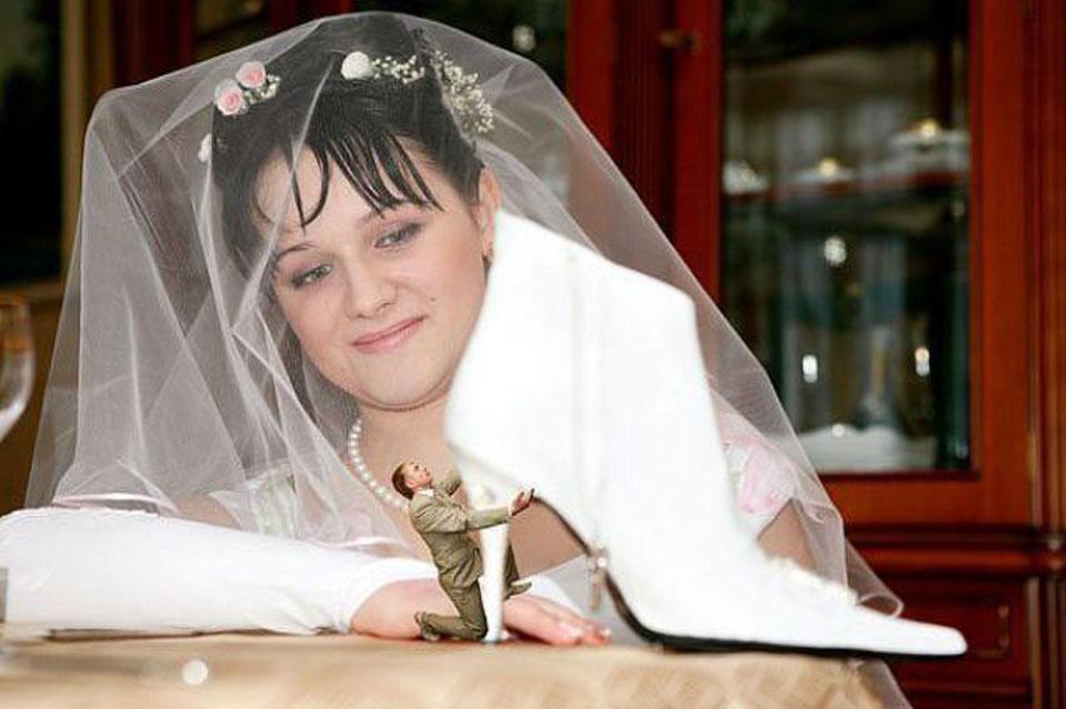 Переборщили с фотошопом! 15 чудаковатых свадебных снимков Приколы,Фото,приколы,свадебные фото,свадьба,фотошоп