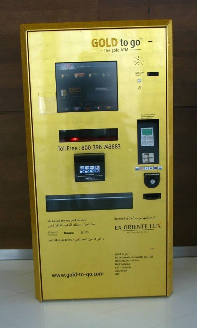 автомат с золотом