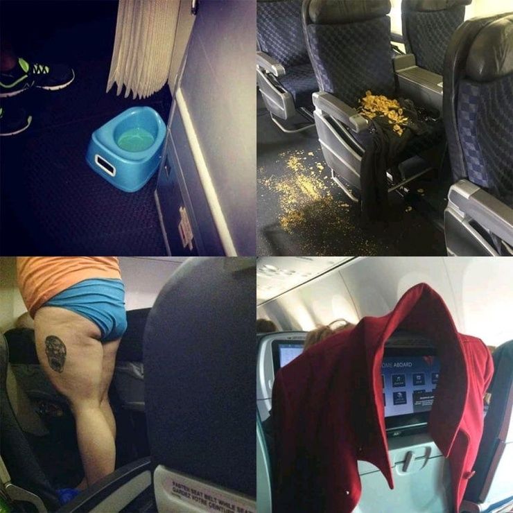 15 фотографий пассажиров, за вредность полёта с которыми должны доплачивать ❘ фото Приколы,ekabu,ru,женщины,лето,фото,фотографии