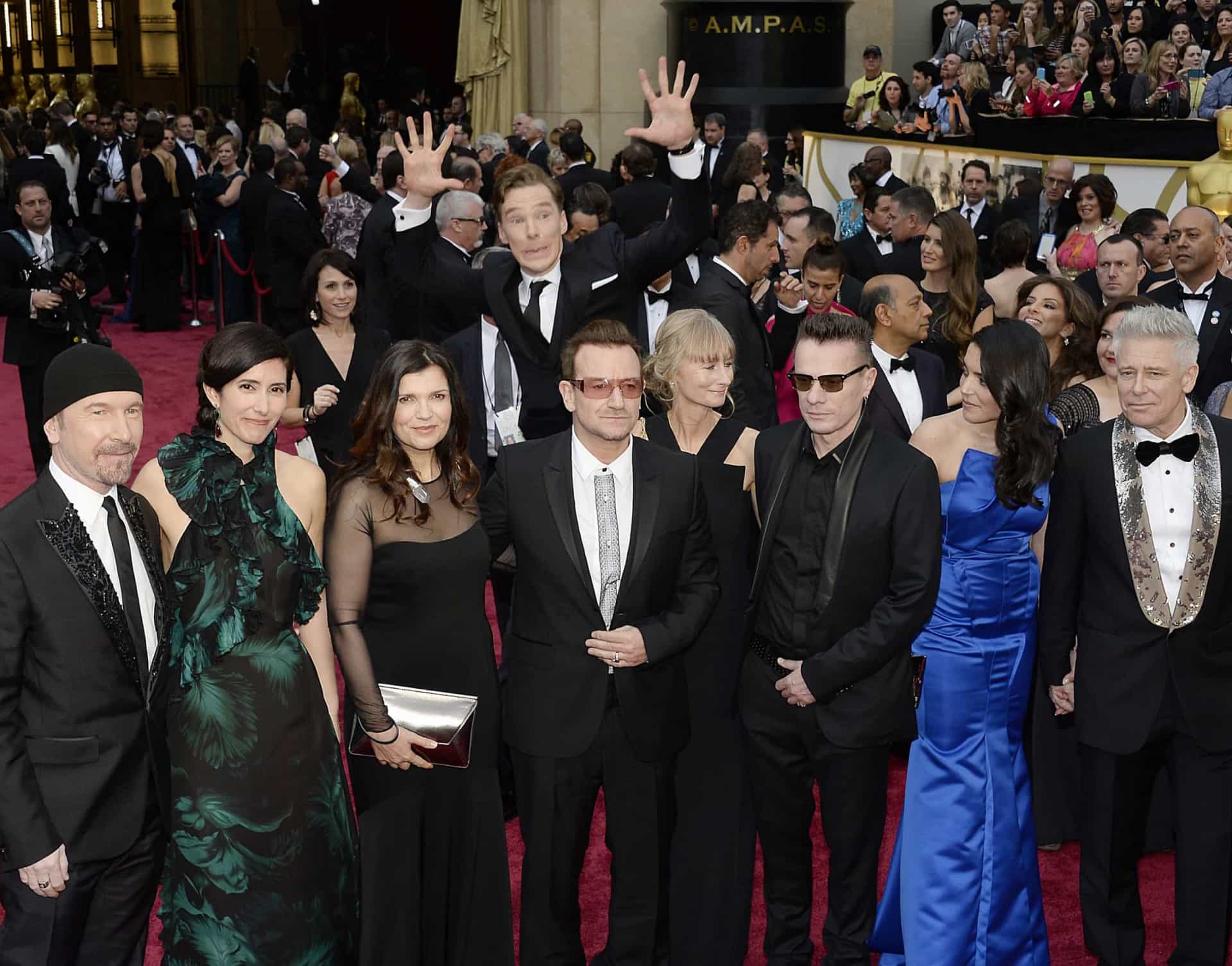 Бенедикт Камбербэтч фотобомба 2014 на Оскаре