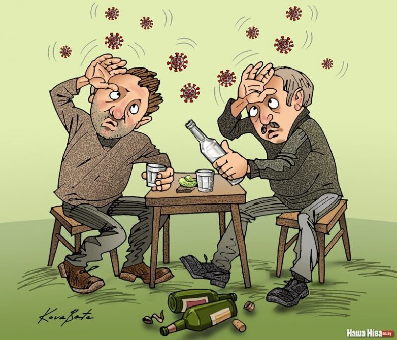 Карикатуры и мемы про коронавирус