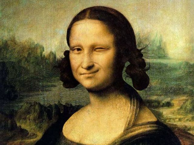 Прикольные версии картины «Мона Лиза»