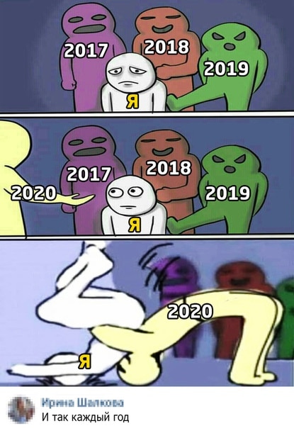 мемы 2017, 2018, 2019, 2020
