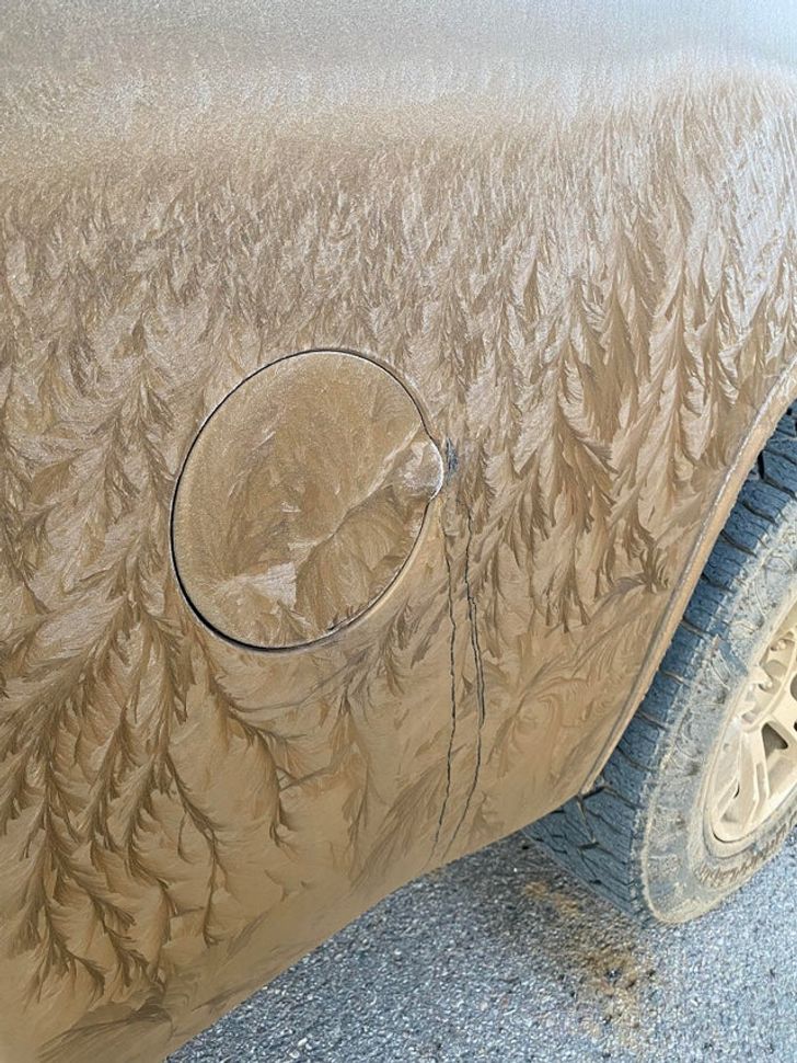 грязь на машине