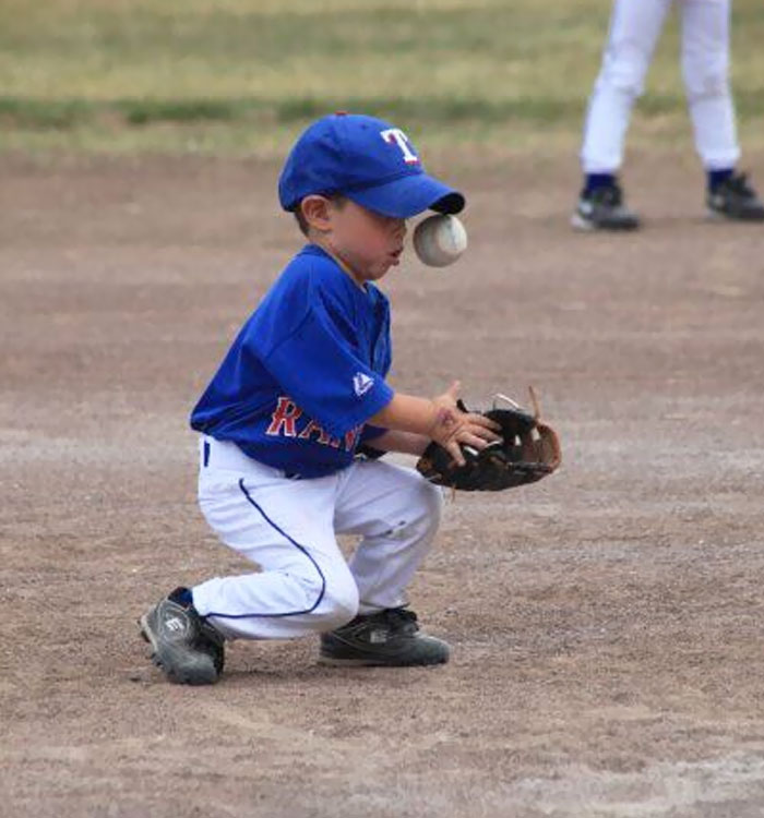 маленький бейсболист